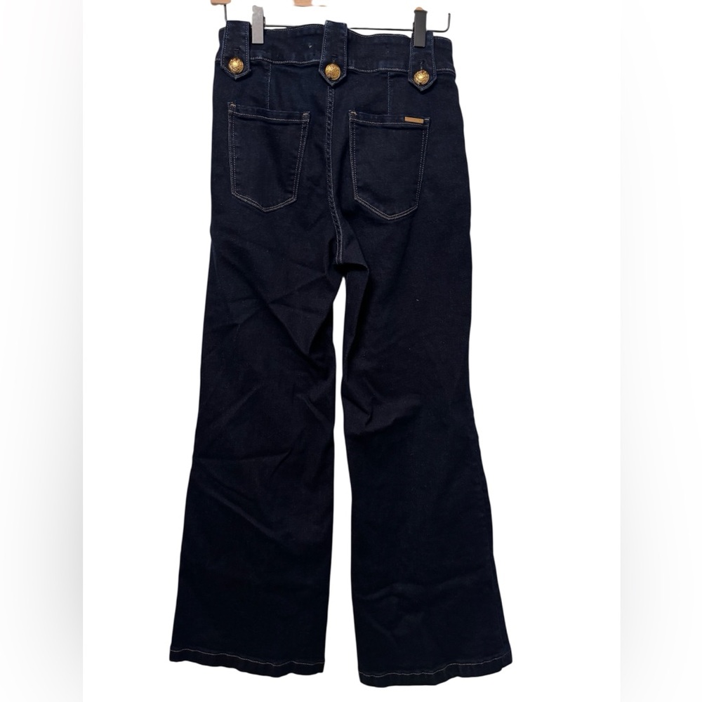 White House Black Market Women’s High-Rise Mariner Wide Leg Jeans - 4 - Picture 4 of 7